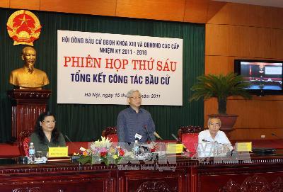 Tổng kết công tác bầu cử đại biểu Quốc hội và HĐND các cấp